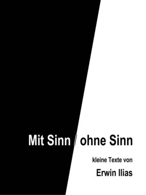 cover image of Mit Sinn / ohne Sinn